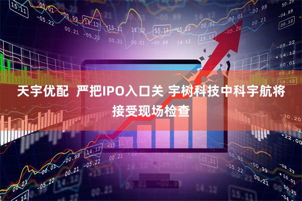 天宇优配  严把IPO入口关 宇树科技中科宇航将接受现场检查
